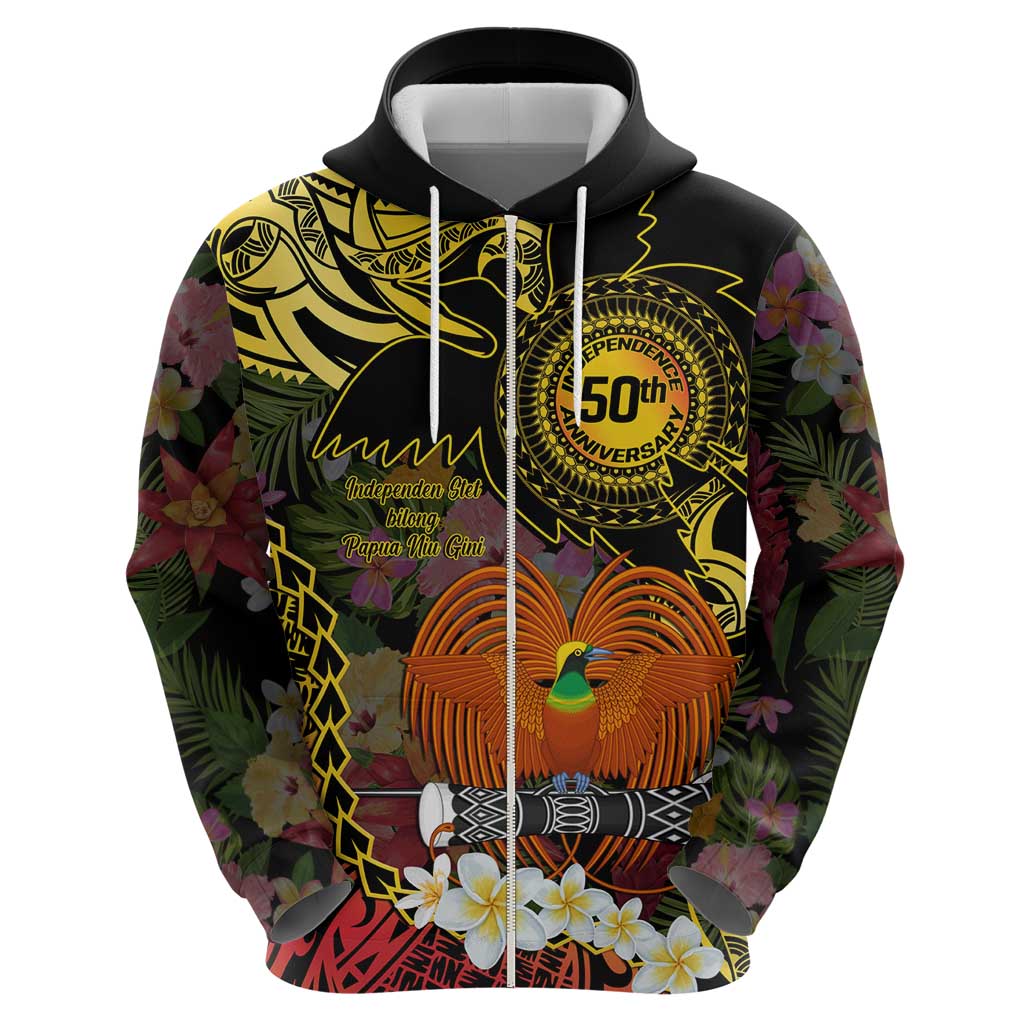 Papua New Guinea 50th Independence Anniversary Hoodie Independen Stet bilong Papua Niu Gini LT14 - Polynesian Pride