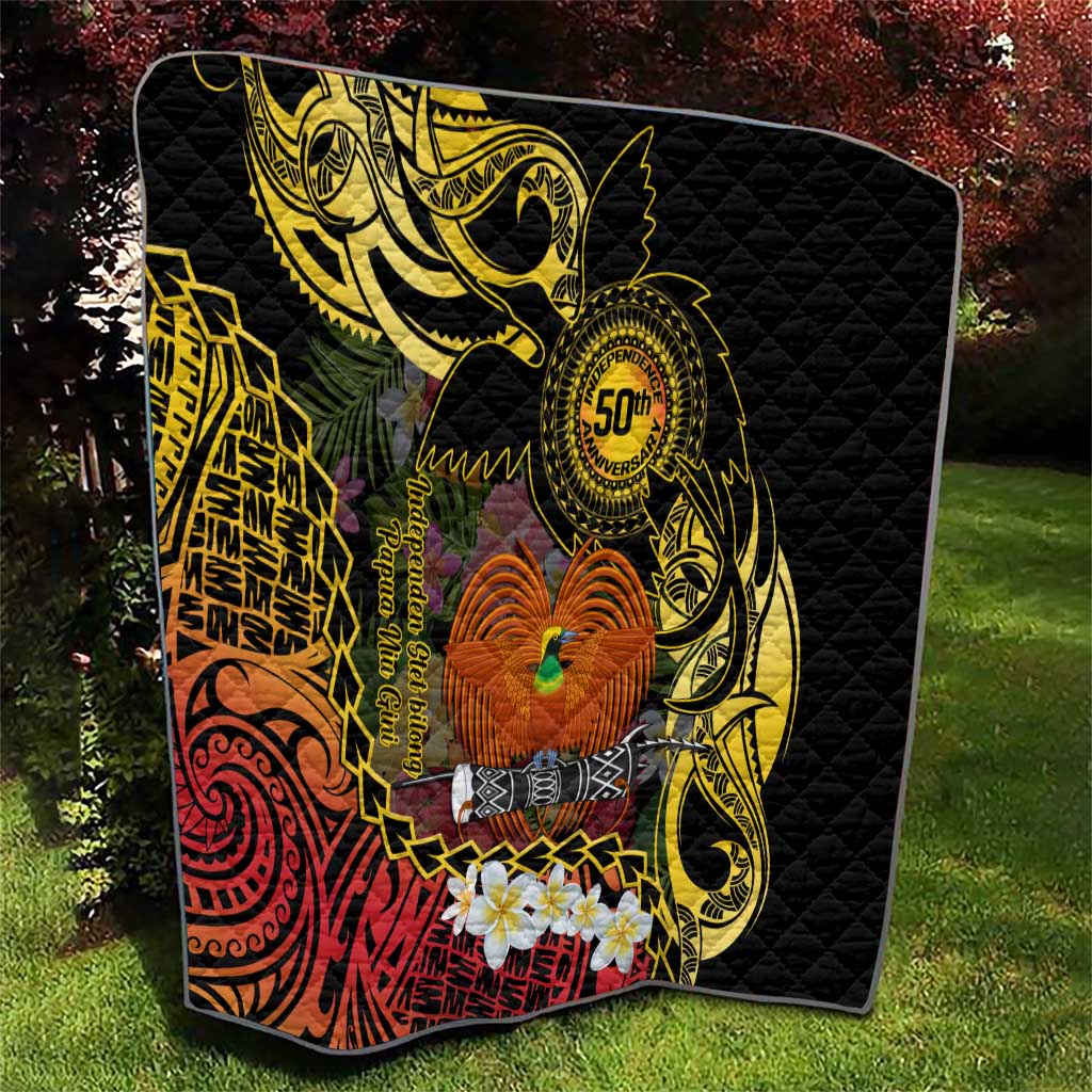 Papua New Guinea 50th Independence Anniversary Quilt Independen Stet bilong Papua Niu Gini LT14 - Polynesian Pride