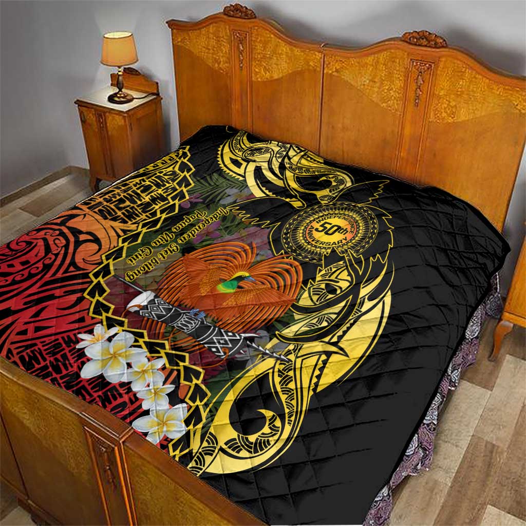 Papua New Guinea 50th Independence Anniversary Quilt Independen Stet bilong Papua Niu Gini LT14 - Polynesian Pride