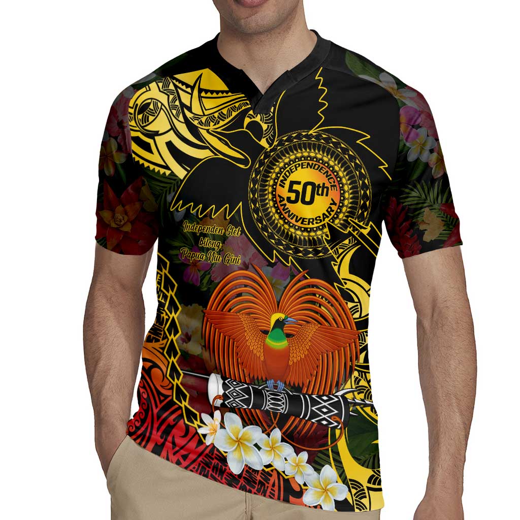 Papua New Guinea 50th Independence Anniversary Rugby Jersey Independen Stet bilong Papua Niu Gini LT14