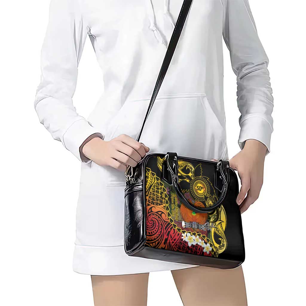 Papua New Guinea 50th Independence Anniversary Shoulder Handbag Independen Stet bilong Papua Niu Gini LT14 - Polynesian Pride