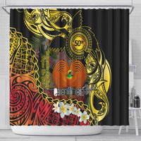 Papua New Guinea 50th Independence Anniversary Shower Curtain Independen Stet bilong Papua Niu Gini LT14 - Polynesian Pride