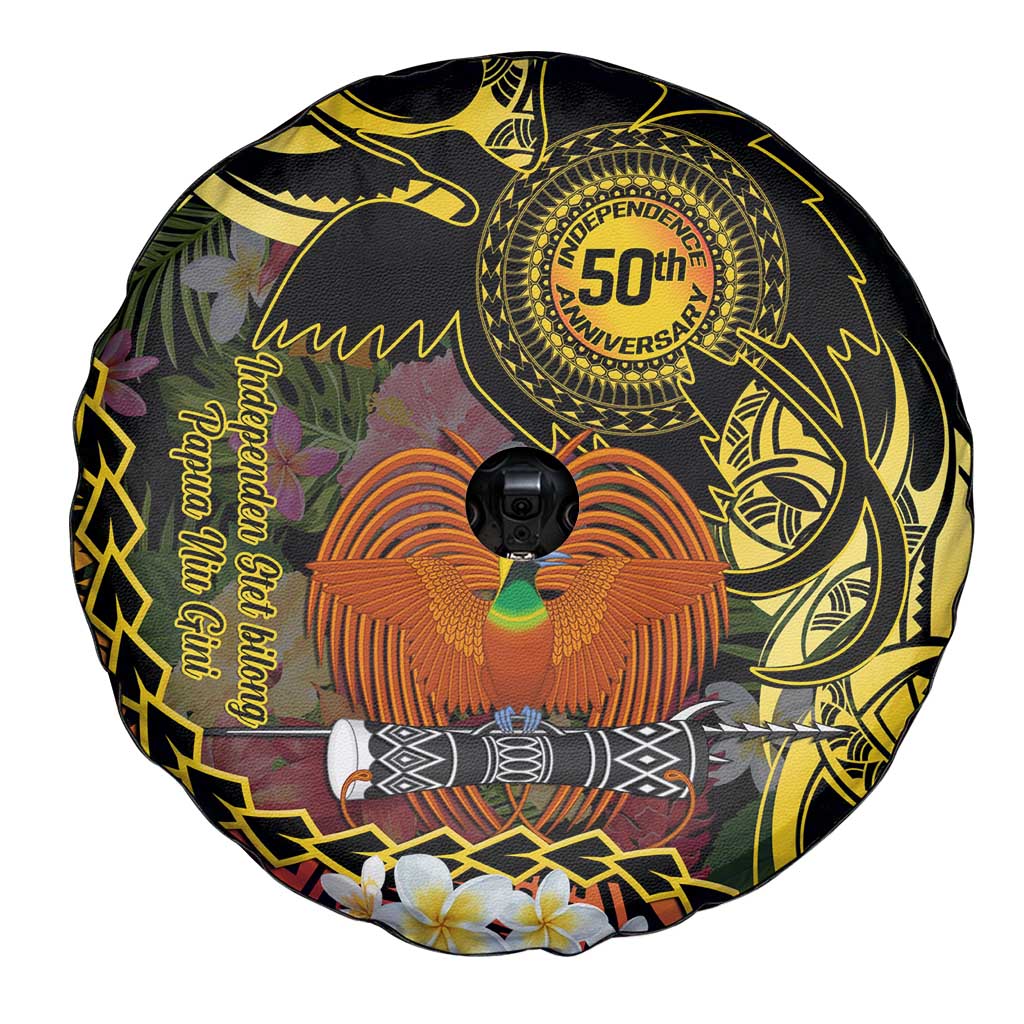 Papua New Guinea 50th Independence Anniversary Spare Tire Cover Independen Stet bilong Papua Niu Gini LT14 - Polynesian Pride