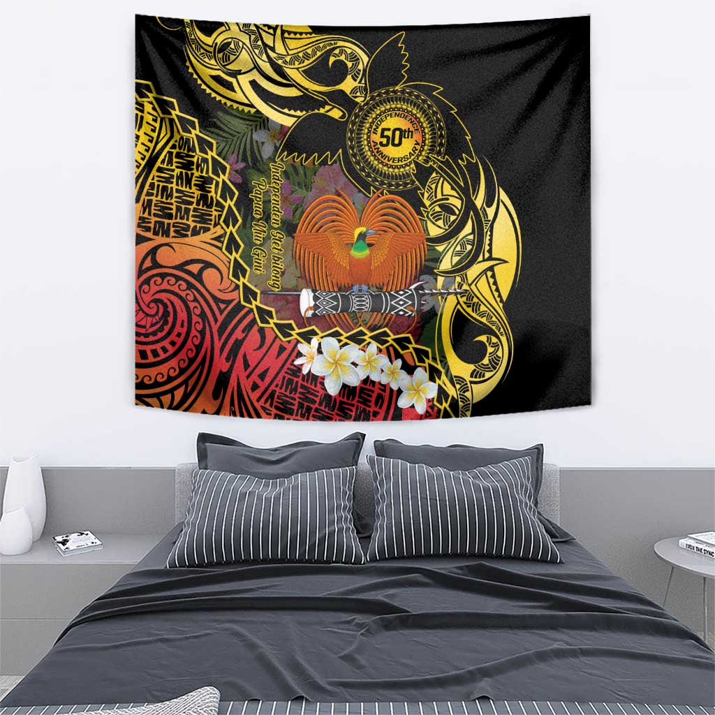 Papua New Guinea 50th Independence Anniversary Tapestry Independen Stet bilong Papua Niu Gini LT14 - Polynesian Pride