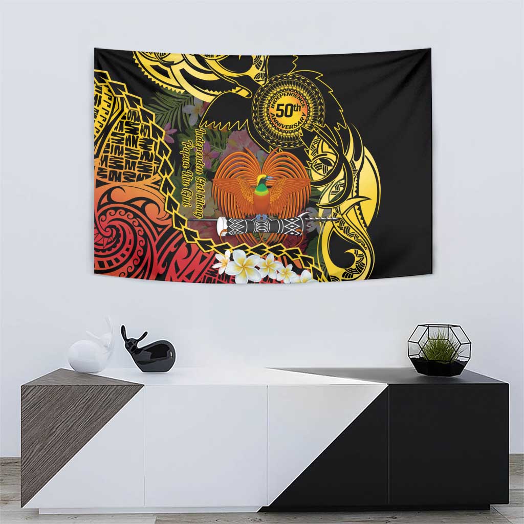 Papua New Guinea 50th Independence Anniversary Tapestry Independen Stet bilong Papua Niu Gini LT14 - Polynesian Pride