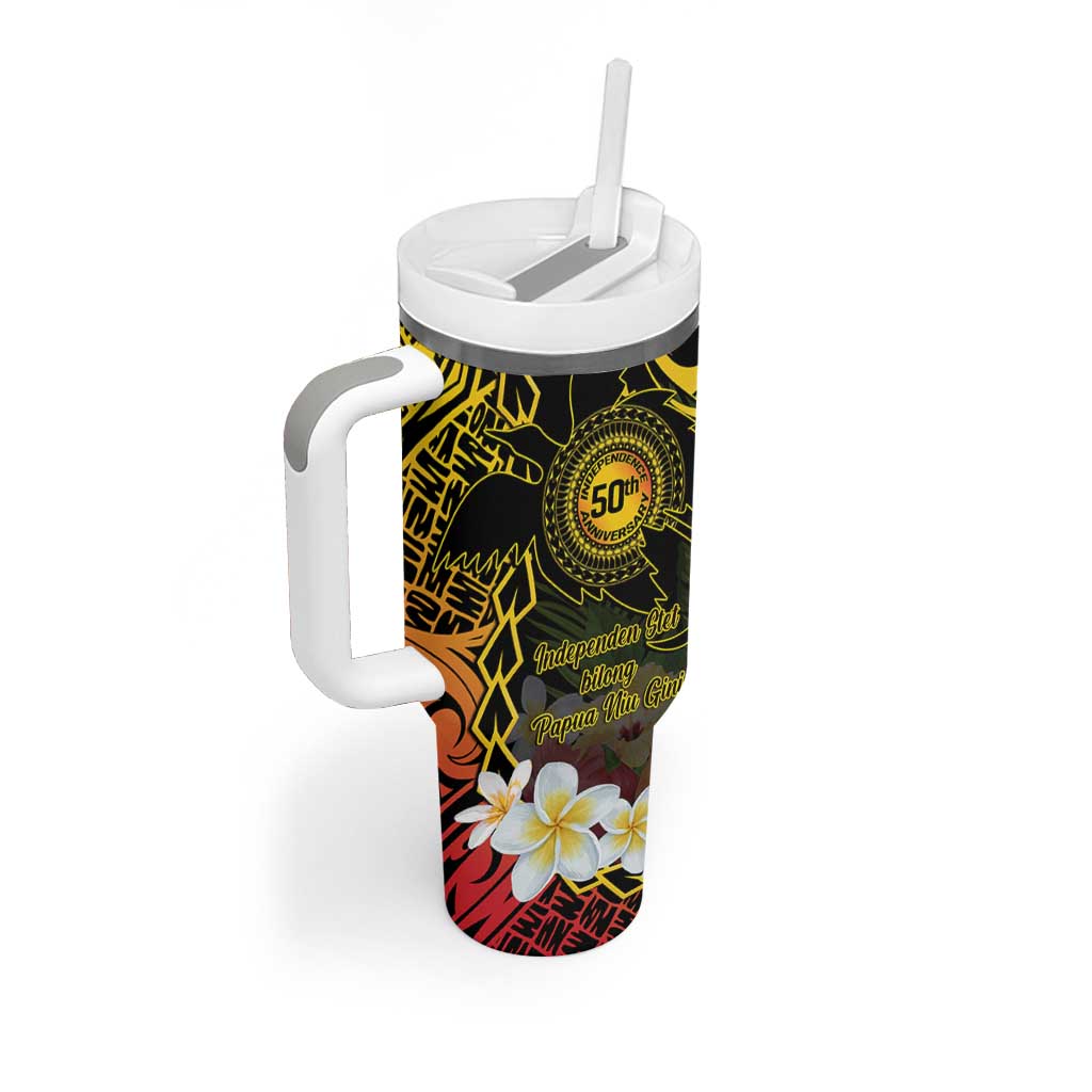 Papua New Guinea 50th Independence Anniversary Tumbler With Handle Independen Stet bilong Papua Niu Gini LT14