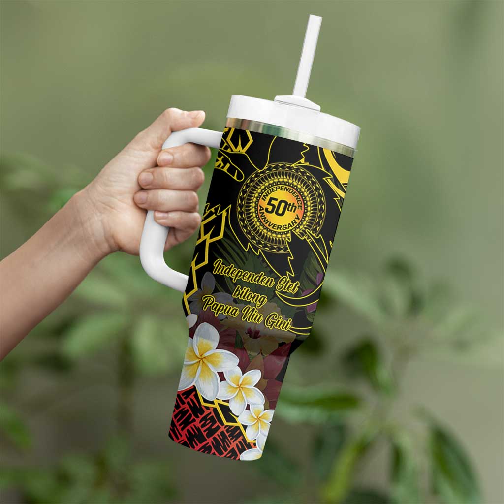 Papua New Guinea 50th Independence Anniversary Tumbler With Handle Independen Stet bilong Papua Niu Gini LT14