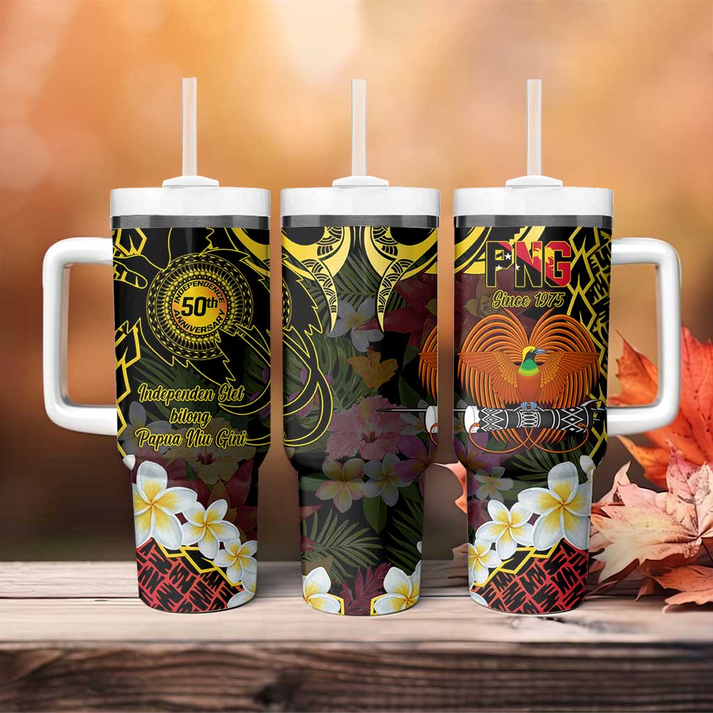Papua New Guinea 50th Independence Anniversary Tumbler With Handle Independen Stet bilong Papua Niu Gini LT14