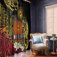 Papua New Guinea 50th Independence Anniversary Window Curtain Independen Stet bilong Papua Niu Gini LT14