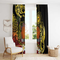 Papua New Guinea 50th Independence Anniversary Window Curtain Independen Stet bilong Papua Niu Gini LT14