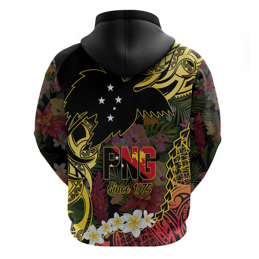 Papua New Guinea 50th Independence Anniversary Zip Hoodie Independen Stet bilong Papua Niu Gini LT14 - Polynesian Pride