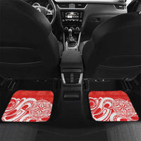 Personalised Kolisi Tonga Car Mats Mate Maa Tonga Ngatu Pattern - Polynesian Pride