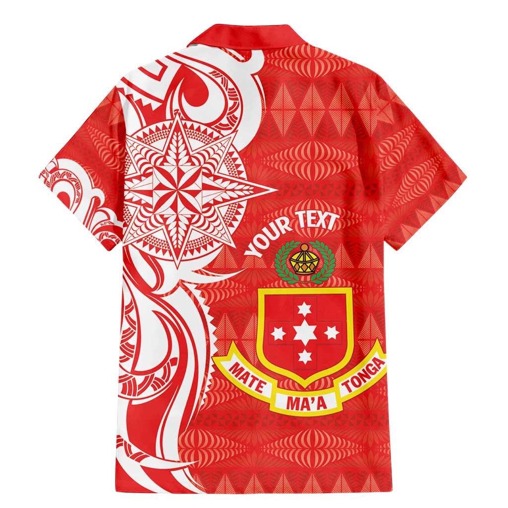 Personalised Kolisi Tonga Family Matching Mermaid Dress and Hawaiian Shirt Mate Maa Tonga Ngatu Pattern - Polynesian Pride