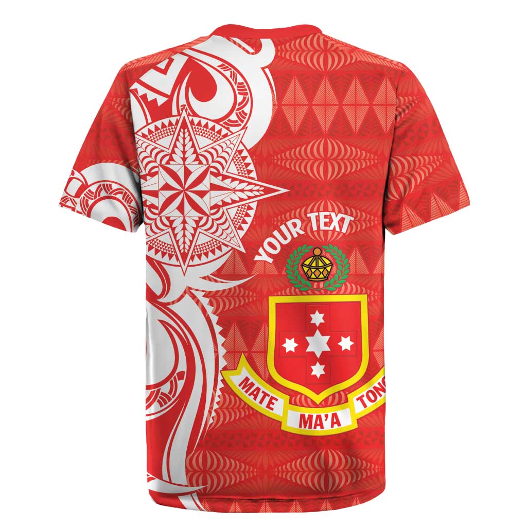 Personalised Kolisi Tonga Rugby Jersey Mate Maa Tonga Ngatu Pattern - Polynesian Pride