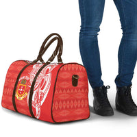 Personalised Kolisi Tonga Travel Bag Mate Maa Tonga Ngatu Pattern - Polynesian Pride
