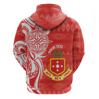 Personalised Kolisi Tonga Zip Hoodie Mate Maa Tonga Ngatu Pattern LT14 - Polynesian Pride