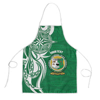 Personalised Liahona - Saineha High School Apron Tongan Ngatu Pattern - Polynesian Pride