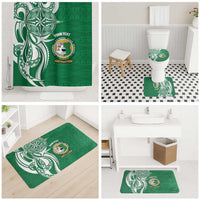 Personalised Liahona - Saineha High School Bathroom Set Tongan Ngatu Pattern - Polynesian Pride