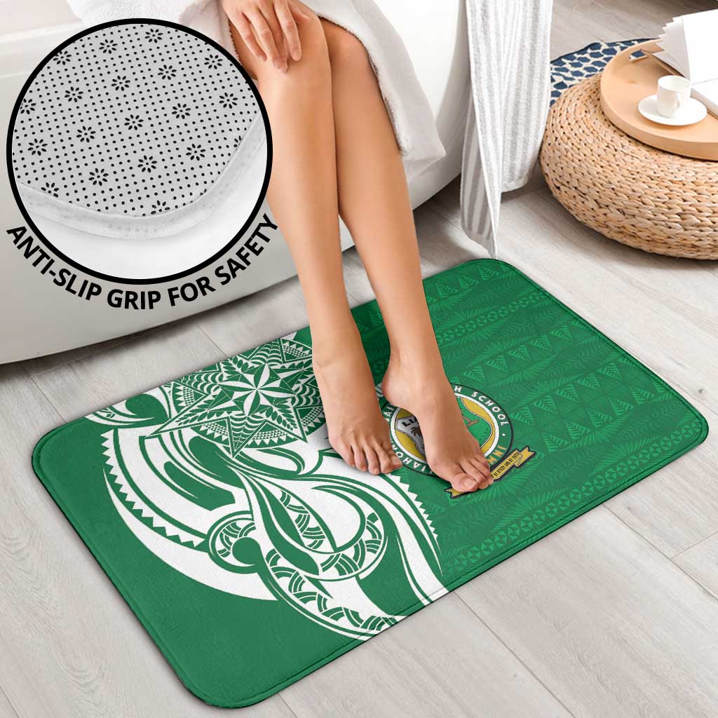 Personalised Liahona - Saineha High School Bathroom Set Tongan Ngatu Pattern - Polynesian Pride