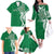 Personalised Liahona - Saineha High School Family Matching Off The Shoulder Long Sleeve Dress and Hawaiian Shirt Tongan Ngatu Pattern - Polynesian Pride