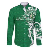 Personalised Liahona - Saineha High School Family Matching Puletasi and Hawaiian Shirt Tongan Ngatu Pattern - Polynesian Pride