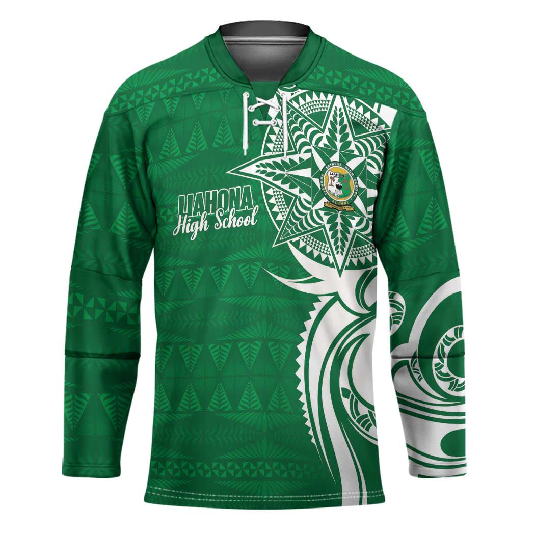 Personalised Liahona - Saineha High School Hockey Jersey Tongan Ngatu Pattern - Polynesian Pride