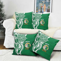 Personalised Liahona - Saineha High School Pillow Cover Tongan Ngatu Pattern - Polynesian Pride