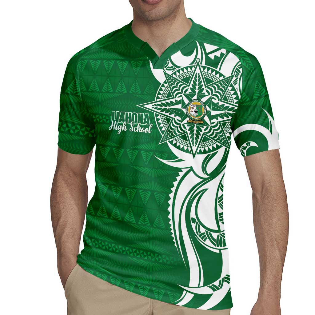 Personalised Liahona - Saineha High School Rugby Jersey Tongan Ngatu Pattern - Polynesian Pride