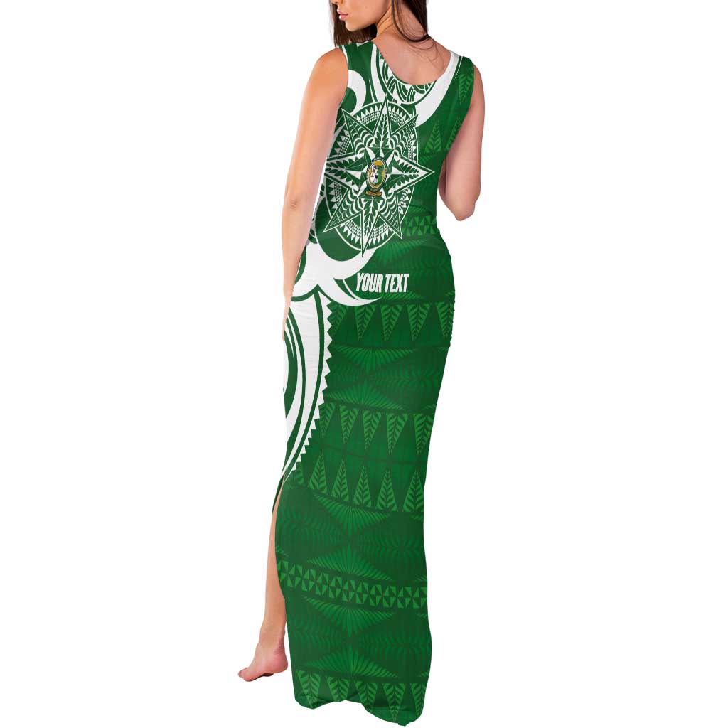 Personalised Liahona - Saineha High School Tank Maxi Dress Tongan Ngatu Pattern - Polynesian Pride