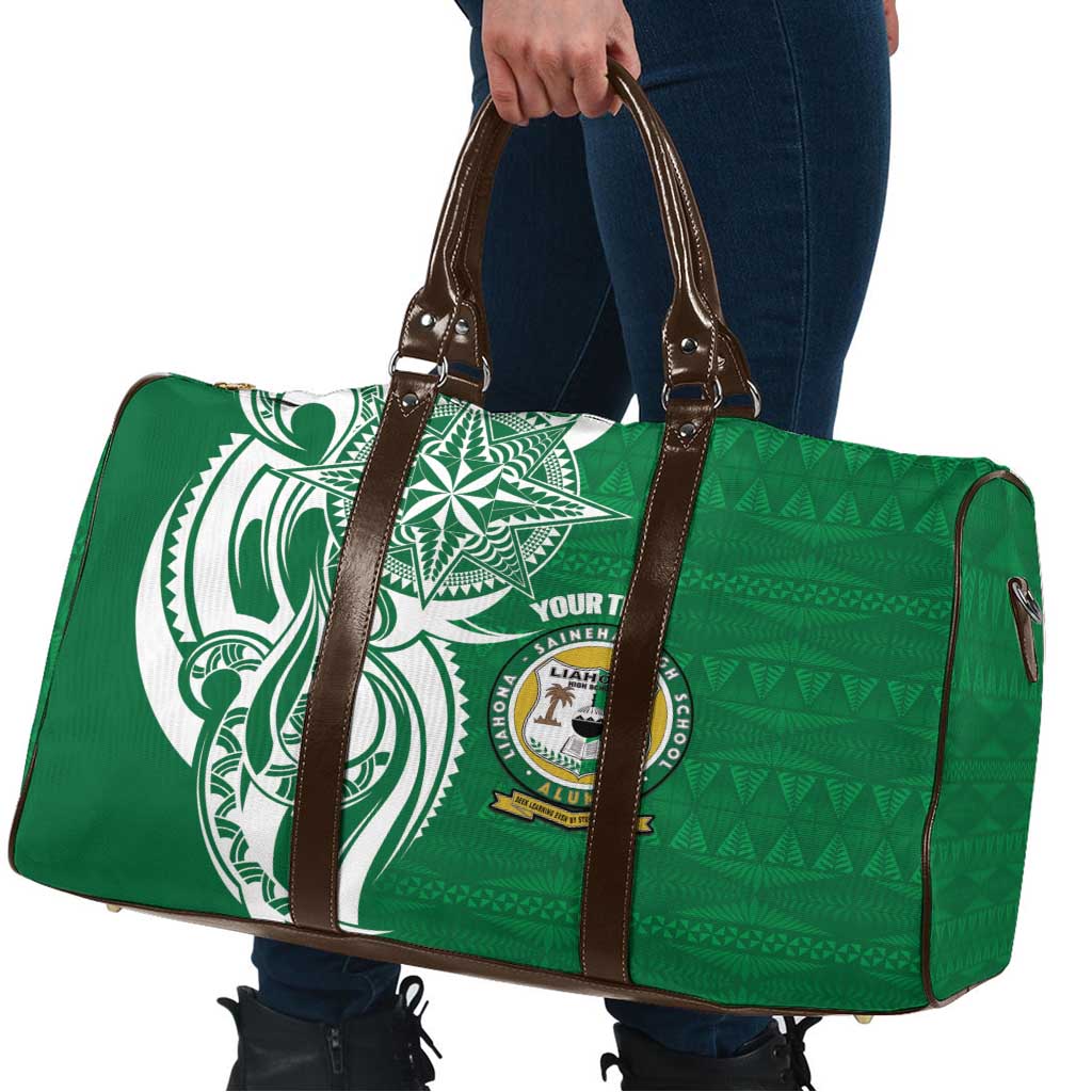 Personalised Liahona - Saineha High School Travel Bag Tongan Ngatu Pattern - Polynesian Pride