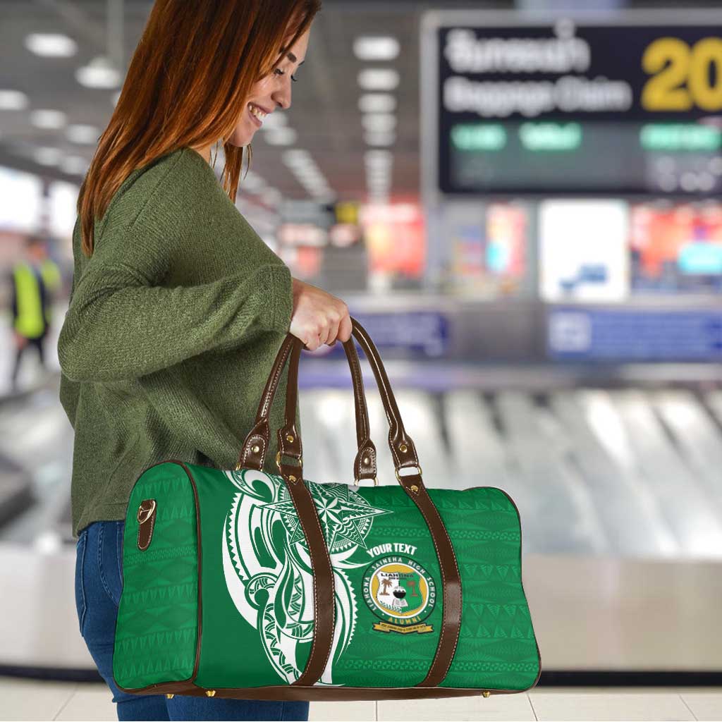 Personalised Liahona - Saineha High School Travel Bag Tongan Ngatu Pattern - Polynesian Pride