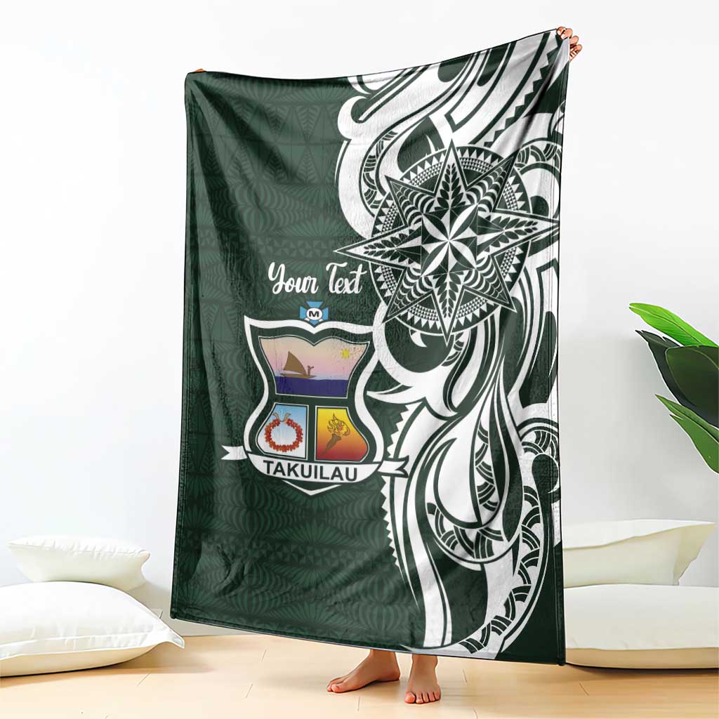 Personalised Tonga Takuilau College Blanket Est 1975 Tongan Ngatu Pattern - Polynesian Pride