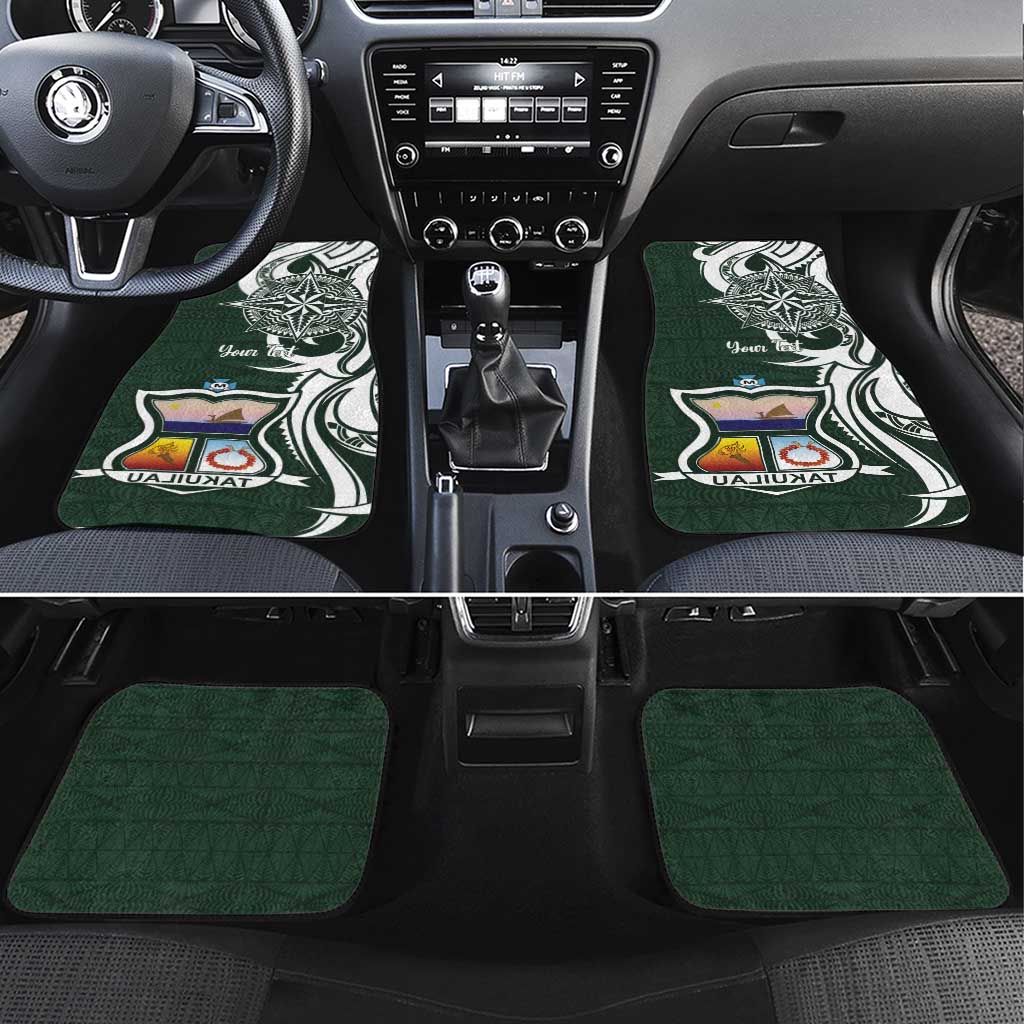 Personalised Tonga Takuilau College Car Mats Est 1975 Tongan Ngatu Pattern - Polynesian Pride