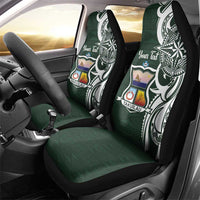 Personalised Tonga Takuilau College Car Seat Cover Est 1975 Tongan Ngatu Pattern - Polynesian Pride