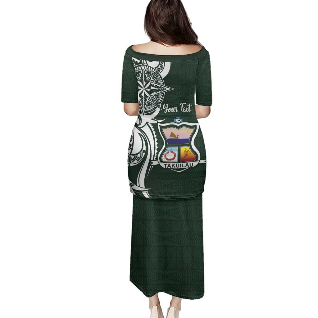 Personalised Tonga Takuilau College Family Matching Puletasi and Hawaiian Shirt Est 1975 Tongan Ngatu Pattern - Polynesian Pride