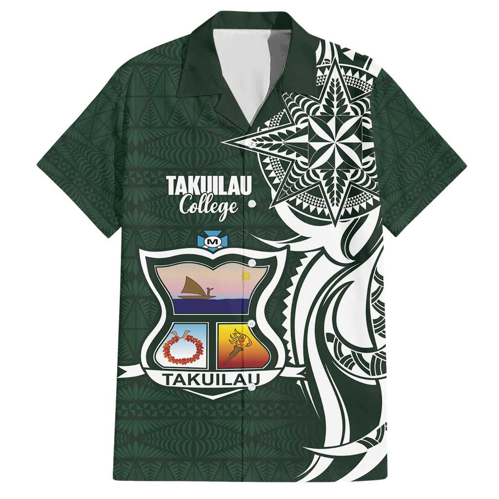 Personalised Tonga Takuilau College Family Matching Short Sleeve Bodycon Dress and Hawaiian Shirt Est 1975 Tongan Ngatu Pattern - Polynesian Pride