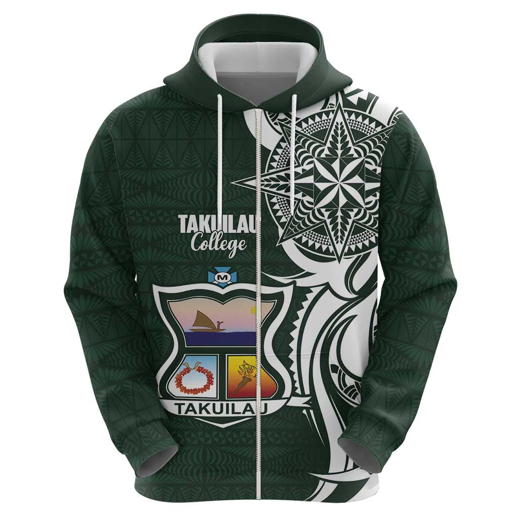 Personalised Tonga Takuilau College Hoodie Est 1975 Tongan Ngatu Pattern - Polynesian Pride