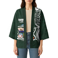 Personalised Tonga Takuilau College Kimono Est 1975 Tongan Ngatu Pattern - Polynesian Pride
