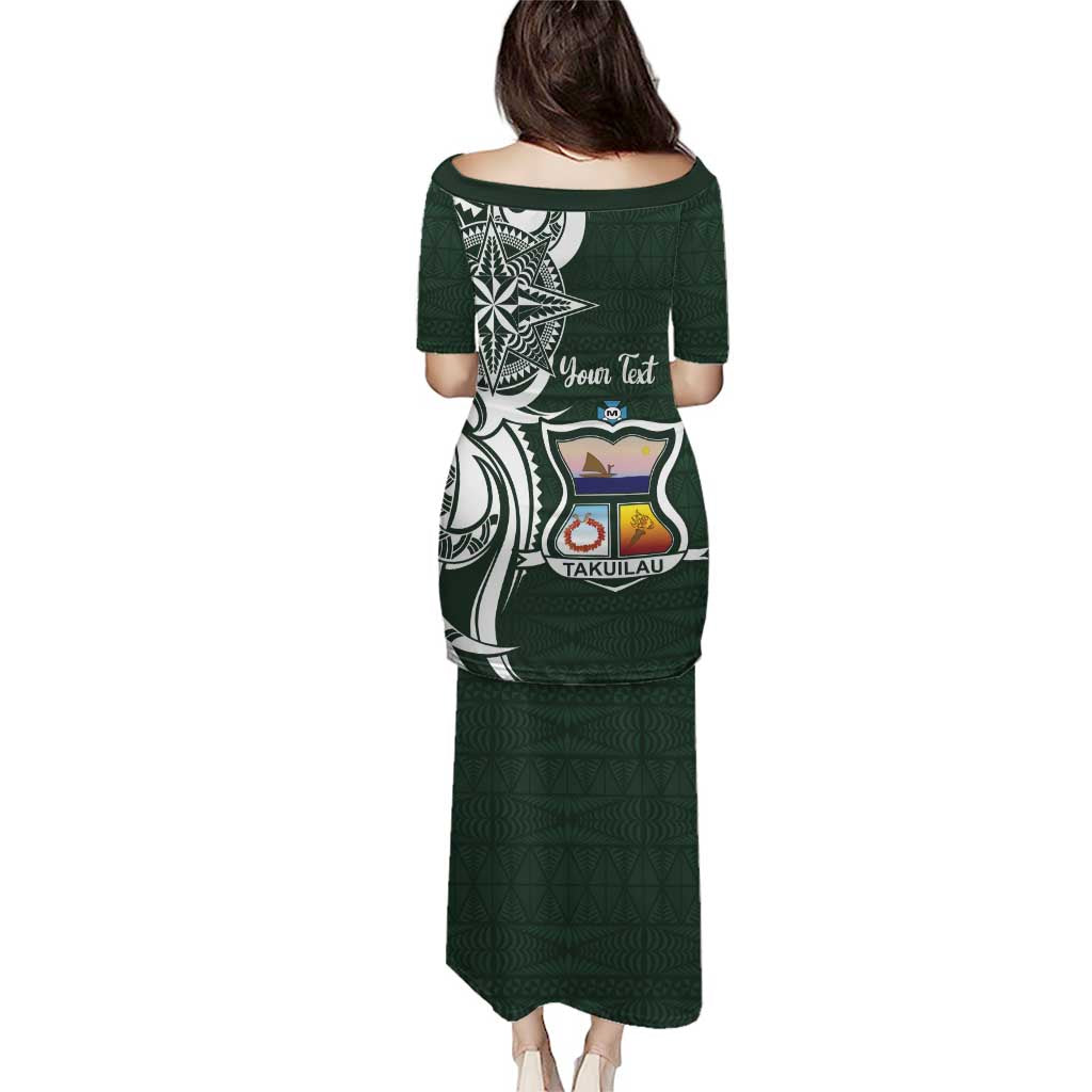 Personalised Tonga Takuilau College Puletasi Est 1975 Tongan Ngatu Pattern - Polynesian Pride