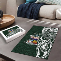 Personalised Tonga Takuilau College Puzzle Est 1975 Tongan Ngatu Pattern - Polynesian Pride