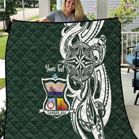 Personalised Tonga Takuilau College Quilt Est 1975 Tongan Ngatu Pattern - Polynesian Pride