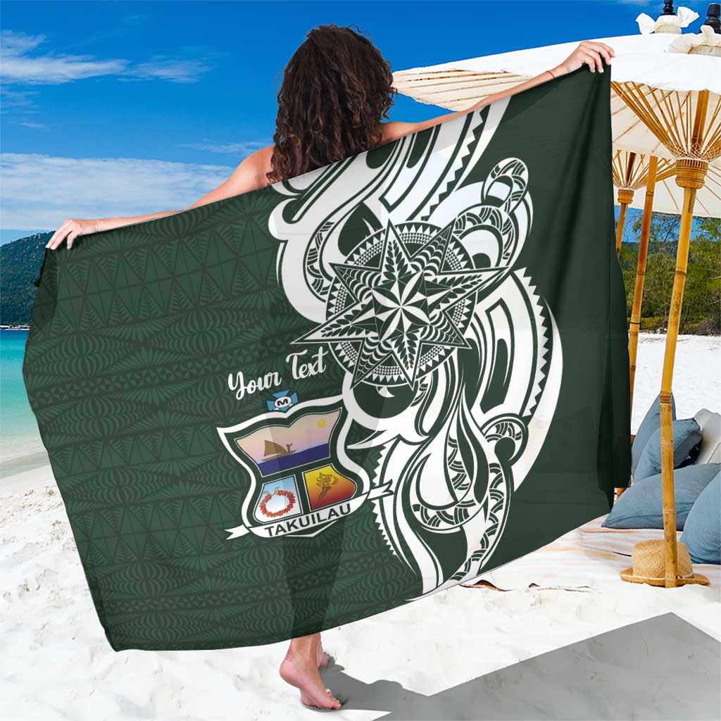 Personalised Tonga Takuilau College Sarong Est 1975 Tongan Ngatu Pattern - Polynesian Pride