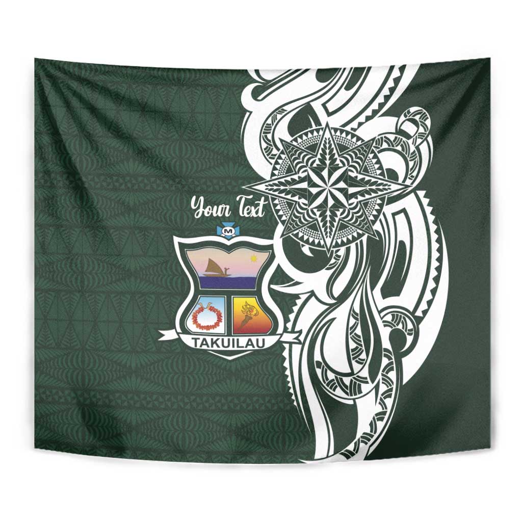 Personalised Tonga Takuilau College Tapestry Est 1975 Tongan Ngatu Pattern - Polynesian Pride