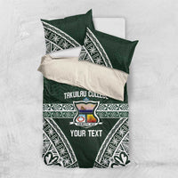 Personalised Tonga Takuilau College Bedding Set 50th Anniversary Ngatu Kupesi - Polynesian Pride