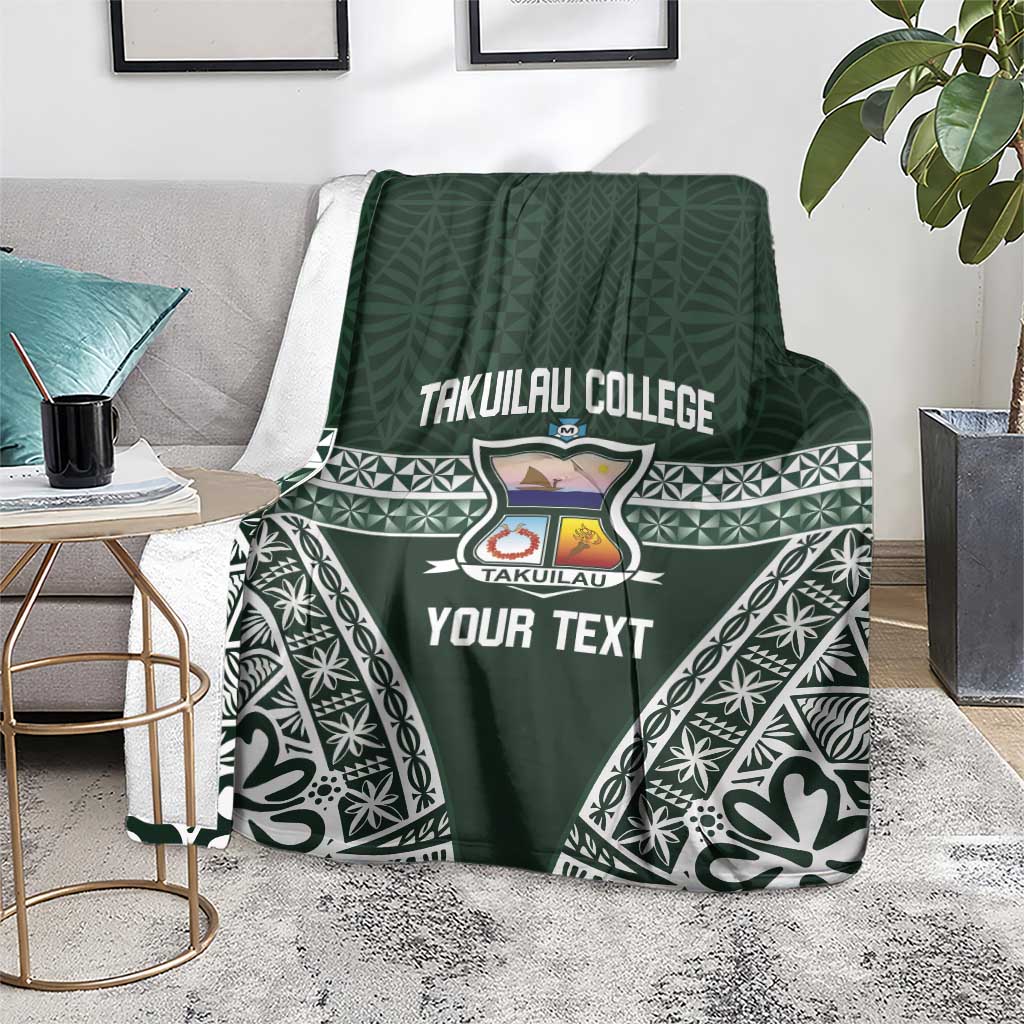 Personalised Tonga Takuilau College Blanket 50th Anniversary Ngatu Kupesi - Polynesian Pride