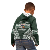 Personalised Tonga Takuilau College Kid Hoodie 50th Anniversary Ngatu Kupesi - Polynesian Pride