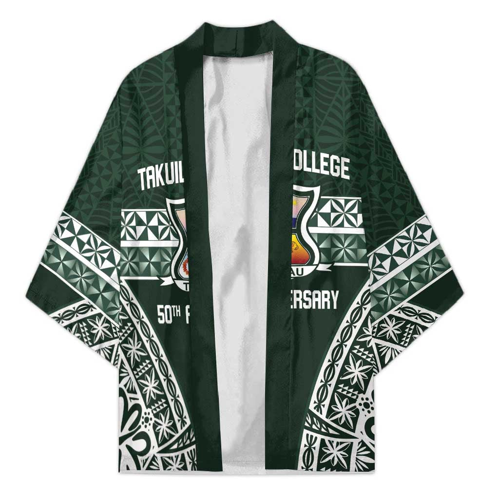 Personalised Tonga Takuilau College Kimono 50th Anniversary Ngatu Kupesi - Polynesian Pride