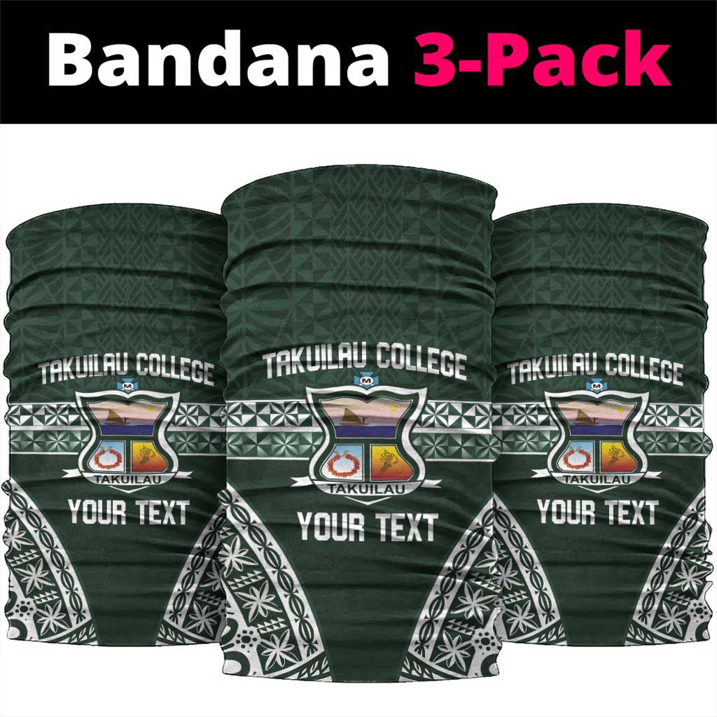 Personalised Tonga Takuilau College Neck Gaiter 50th Anniversary Ngatu Kupesi - Polynesian Pride