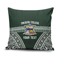 Personalised Tonga Takuilau College Pillow Cover 50th Anniversary Ngatu Kupesi - Polynesian Pride