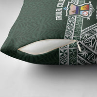 Personalised Tonga Takuilau College Pillow Cover 50th Anniversary Ngatu Kupesi - Polynesian Pride
